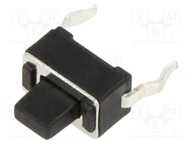 Microswitch TACT; SPST; Pos: 2; 0.05A/12VDC; THT; 1.57N; 6mm