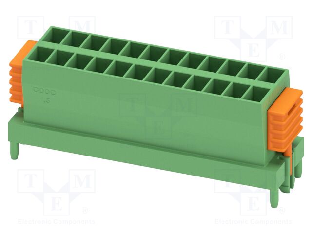PCB direct plug, nominal cross section: 1.5 mm?, color: gree