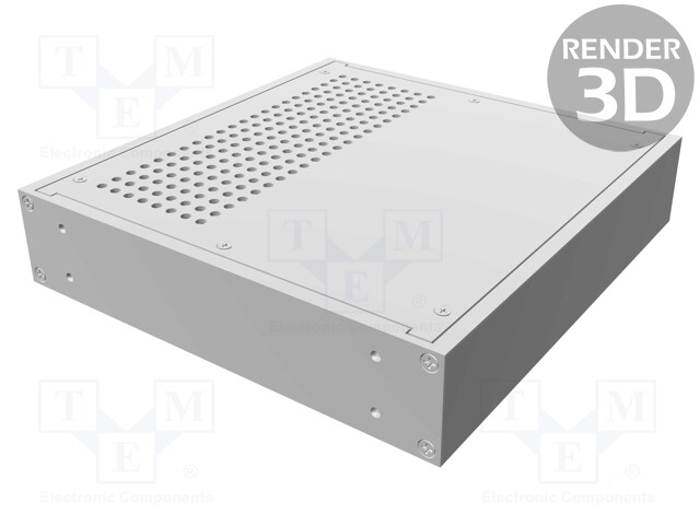 Enclosure: 19" standard; 1U; Enclos.mat: aluminium; Y: 203mm