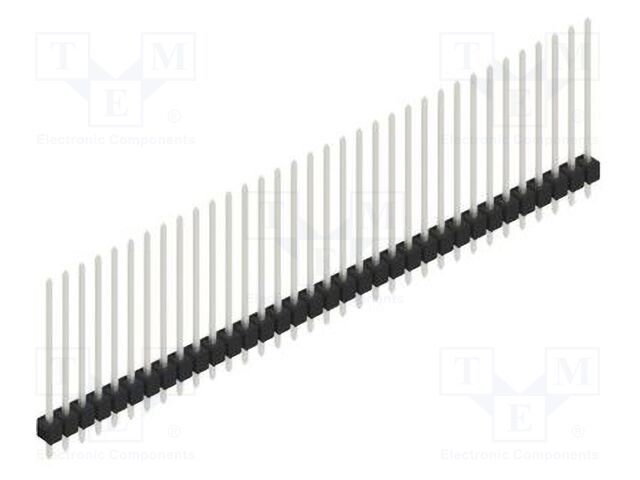 Connector: pin strips; pin header; male; PIN: 34; 2.54mm; THT; 1x34