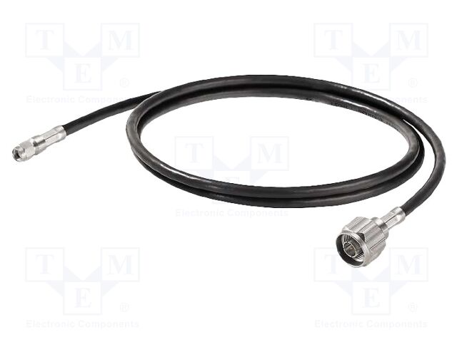 Cable; 2m; N male,RP-SMA male; PE; black; 6GHz; 50Ω; -40÷85°C