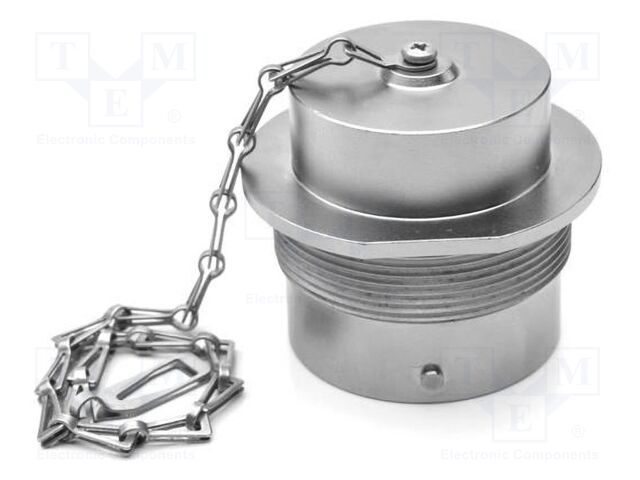 Protection cover; male; IP67,IP69K; chain; aluminum alloy
