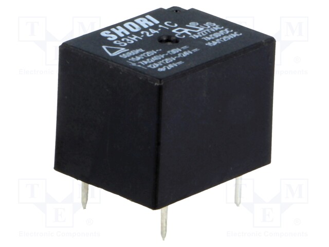 Relay: electromagnetic; SPDT; Ucoil: 24VDC; 7A/277VAC; 7A/30VDC