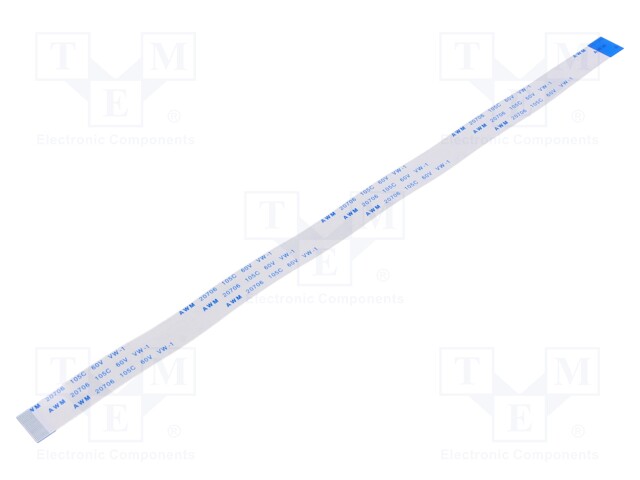 FFC cable; Cores: 20; Cable ph: 0.5mm; L: 228mm; 60V; Plating: tinned
