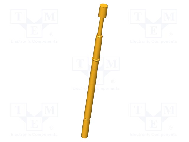 Test needle; Operational spring compression: 4mm; 5A; Ø: 2mm; 0.8N