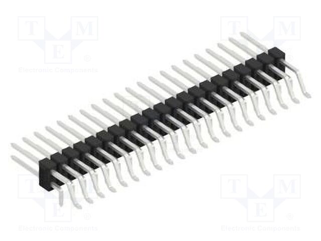 Connector: pin strips; pin header; male; PIN: 42; 2.54mm; SMT,THT