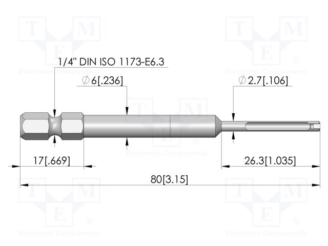 Tool: mounting tool; BIT-GKS