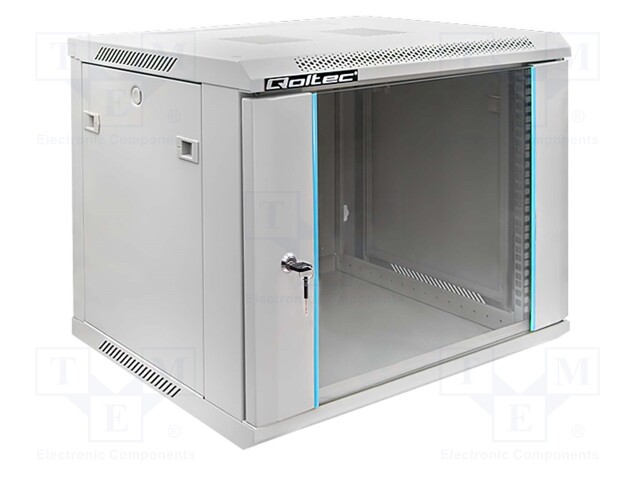 Enclosure: 19" standard; Standard: 19"; 9U; grey; Y: 450mm; X: 600mm