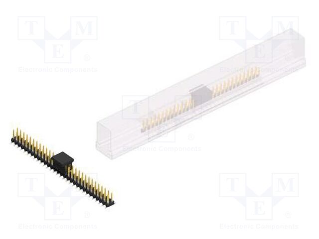 Connector: pin strips; pin header; male; PIN: 60; 2mm; SMT; 2x30