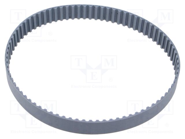 Timing belt; T5; W: 16mm; Lw: 400mm; -30÷80°C; ALPHA POWER