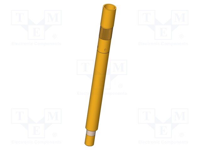 Test probe socket; Contact plating: gold-plated; push-in; KS-465