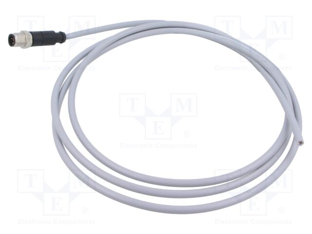 Connector: M12; plug; PIN: 5; male; A code-DeviceNet / CANopen; 2m