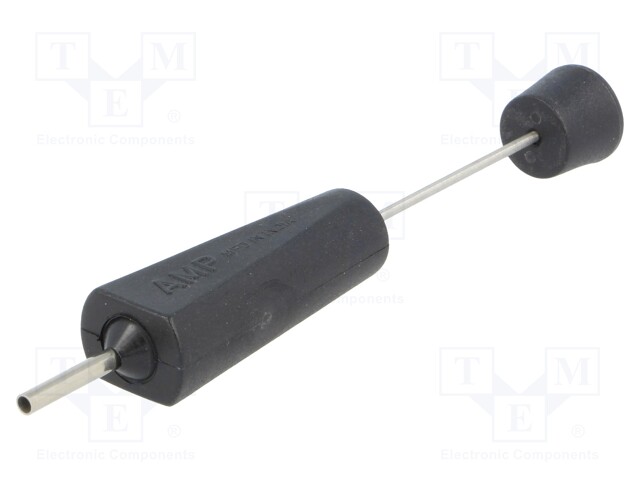 Tool: for demounting of terminals; terminals