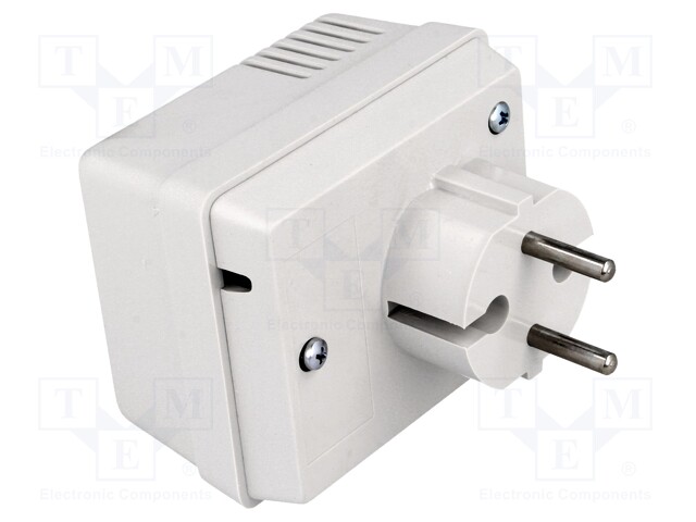 Enclosure: for power supplies; vented; X: 63mm; Y: 73mm; Z: 46mm; ABS