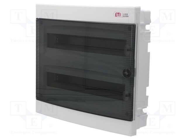Enclosure: for modular components; IP40; white; No.of mod: 36