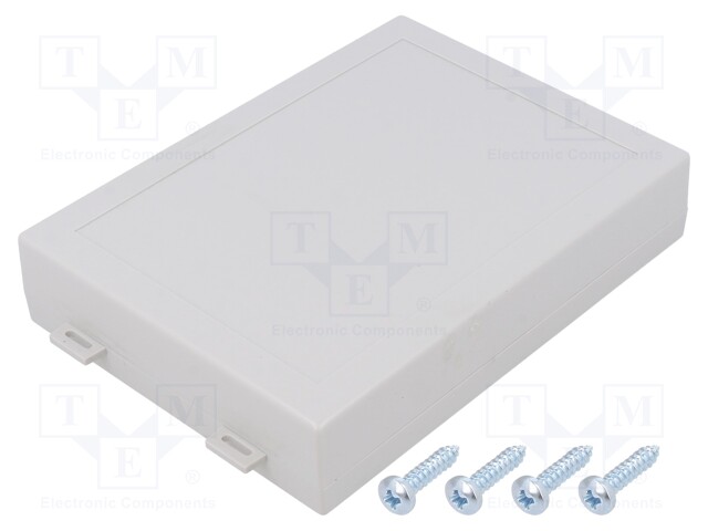 Enclosure: multipurpose; X: 109mm; Y: 147mm; Z: 32.6mm; ABS; IP54
