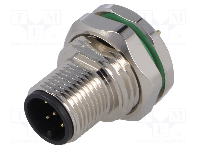 Socket; M12; PIN: 5; male; A code-DeviceNet / CANopen; THT; 60V; 4A