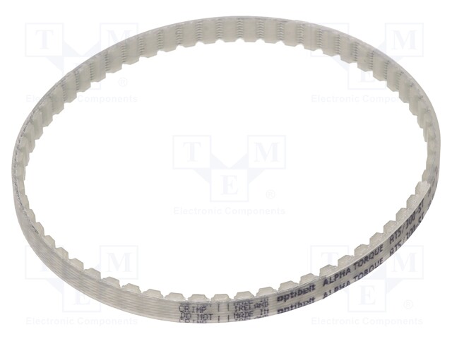 Timing belt; AT5; W: 6mm; H: 2.7mm; Lw: 300mm; Tooth height: 1.2mm