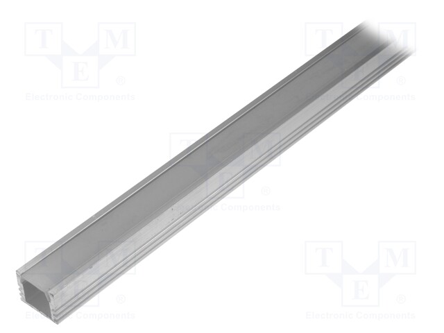 Profiles for LED modules; transparent; surface,recessed; L: 1m
