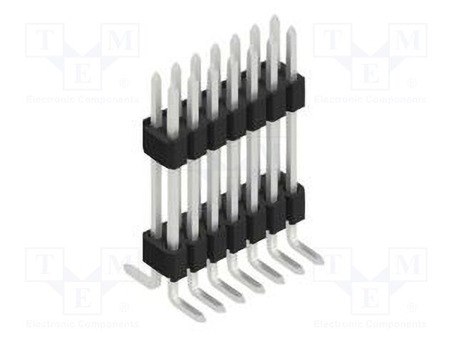 Connector: pin strips; pin header; male; PIN: 14; 1.27mm; SMT; 2x7