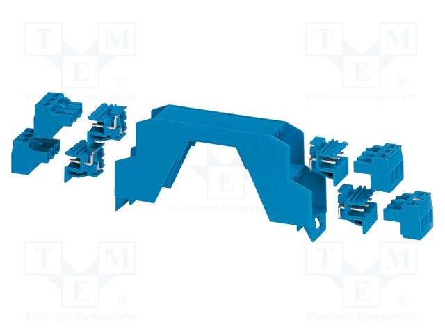 Upper housing; blue; ME 17,5; X: 17.6mm; Y: 99mm; Z: 45.85mm