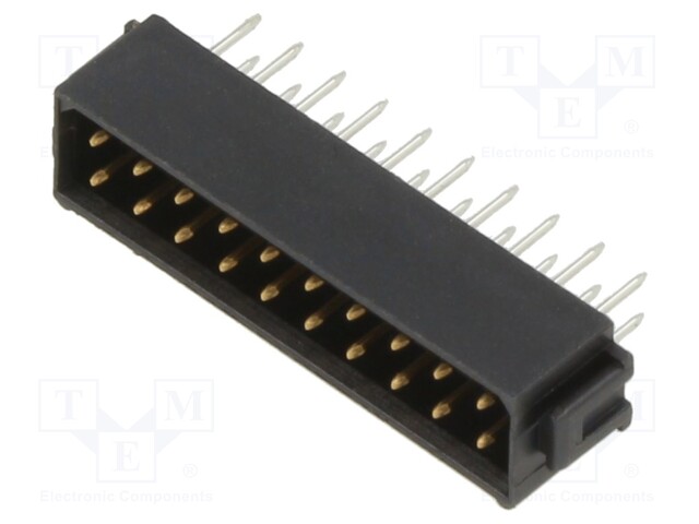Socket; PCB-cable/PCB; male; Datamate L-Tek; 2mm; PIN: 20; THT; 800V