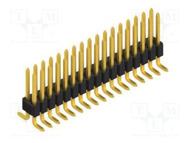 Connector: pin strips; pin header; male; PIN: 34; 1.27mm; SMT; 2x17