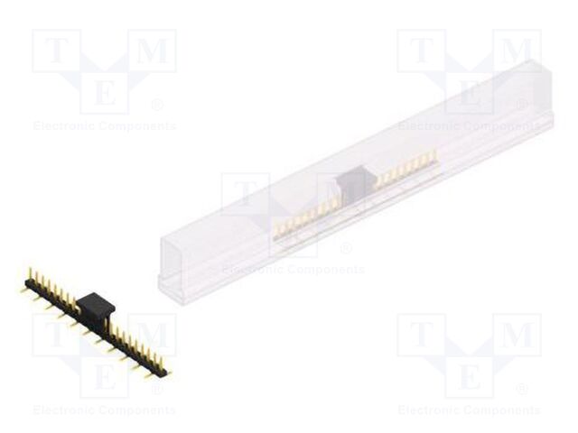 Connector: pin strips; pin header; male; PIN: 22; 2mm; SMT; 1x22
