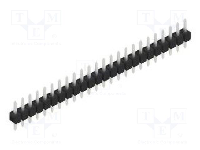 Connector: pin strips; pin header; male; PIN: 24; 2.54mm; THT; 1x24