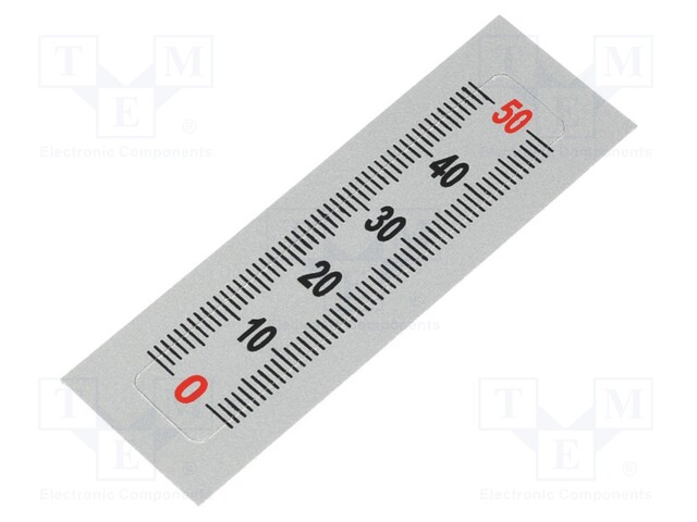 Ruler; figures vertically arranged,self-adhesive; W: 11mm