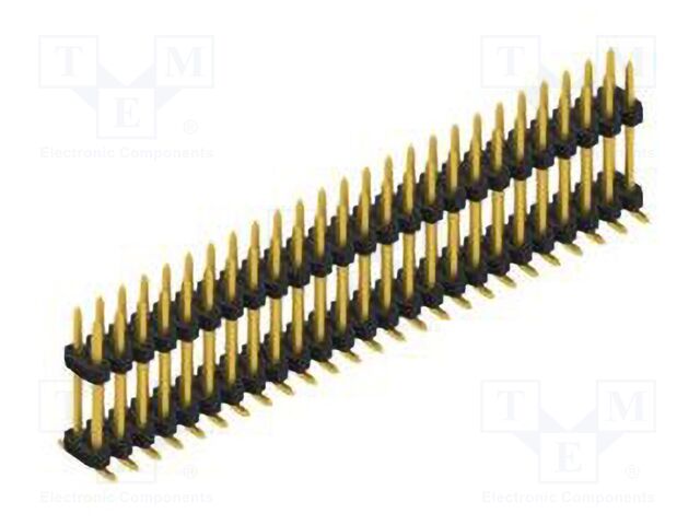 Connector: pin strips; pin header; male; PIN: 50; 2mm; SMT; 2x25