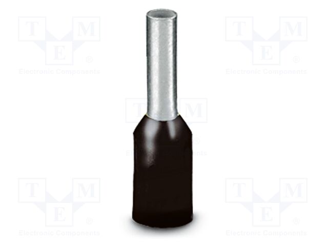 Tip: bootlace ferrule; insulated; copper; 1.5mm2; Bit len: 8mm