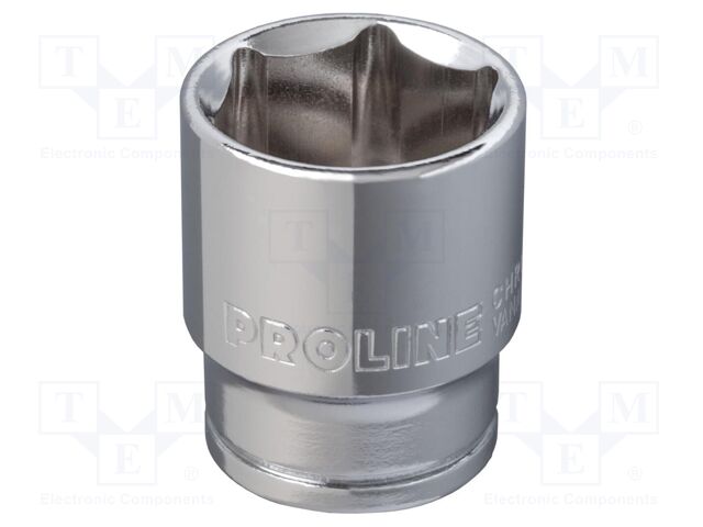 Socket; 6-angles,socket spanner; HEX 9mm; 1/2"