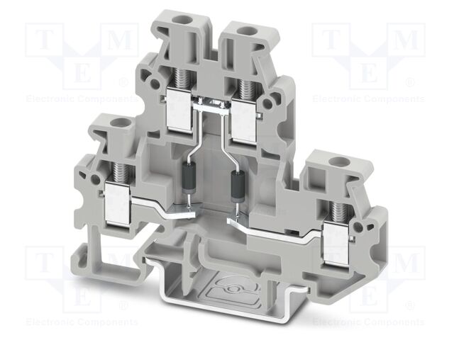 Splice terminal: rail; 500mA; 500V; screw terminal; PA; L: 50.8mm