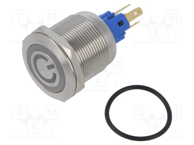 Switch: vandal resistant; Pos: 2; SPST NC + NO; 2A/48VDC; IP65