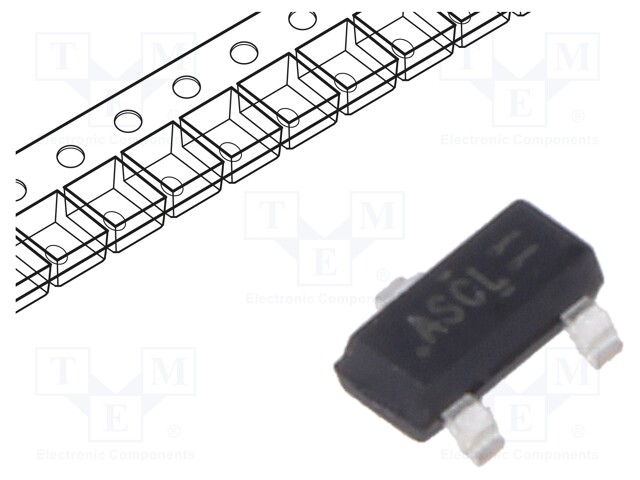 Diode: transil; 125W; 15V; 21A; unidirectional; SOT23; 62pF