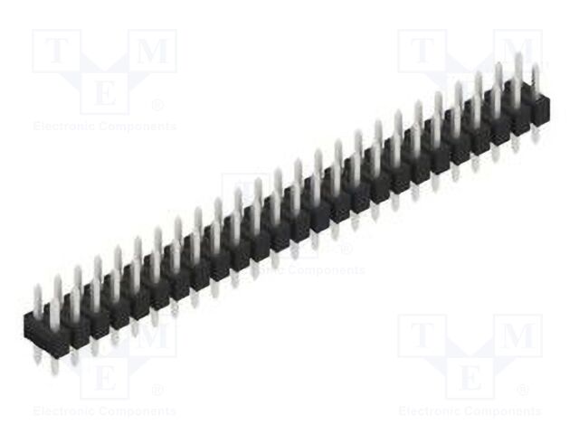 Connector: pin strips; pin header; male; PIN: 50; 2.54mm; THT; 2x25