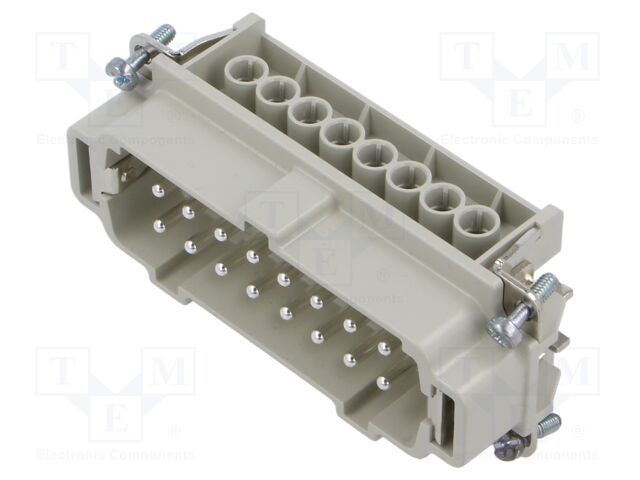 Connector: HDC; contact insert; male; EPIC H-BE; PIN: 16; 24+PE