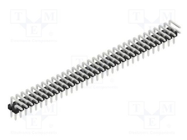 Connector: pin strips; pin header; male; PIN: 64; 2.54mm; THT; 2x32