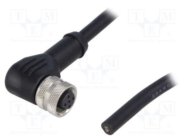 Plug; M12; PIN: 5; female; B code-Profibus; IP65/IP67; 60V; 4A; 1m