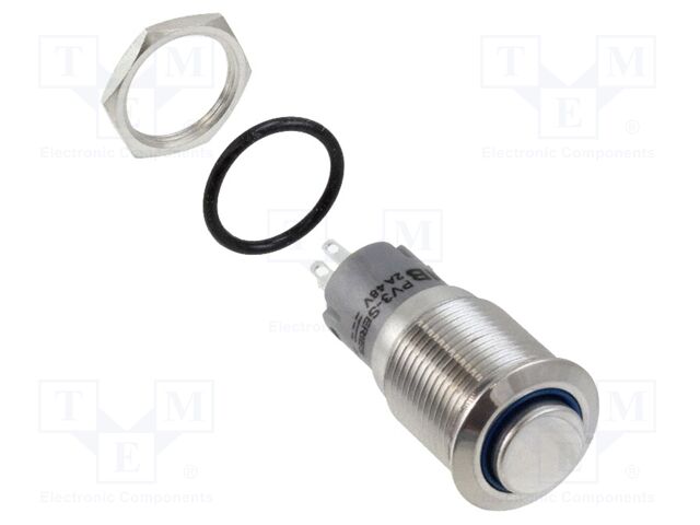 Switch: vandal resistant; Pos: 2; SPDT; 2A/48VDC; IP40; ON-(ON)