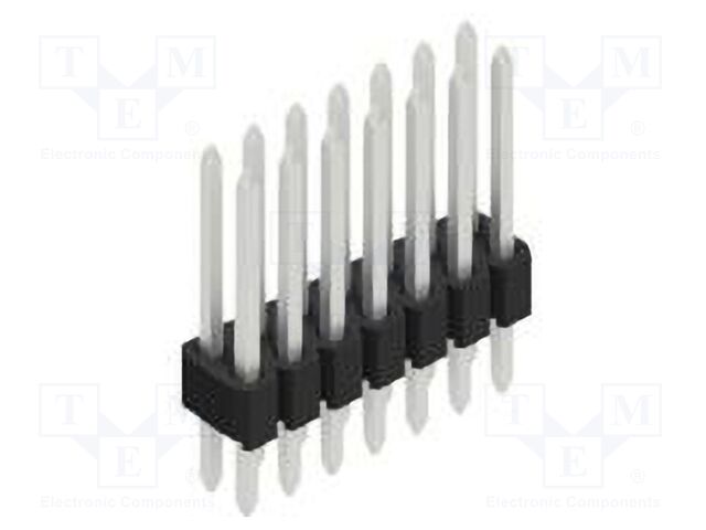 Connector: pin strips; pin header; male; PIN: 14; 1.27mm; THT; 2x7