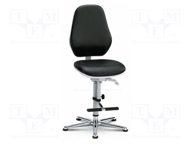 Chair; ESD; Seat dim: 460x440mm; 630÷890mm; black; 20kg