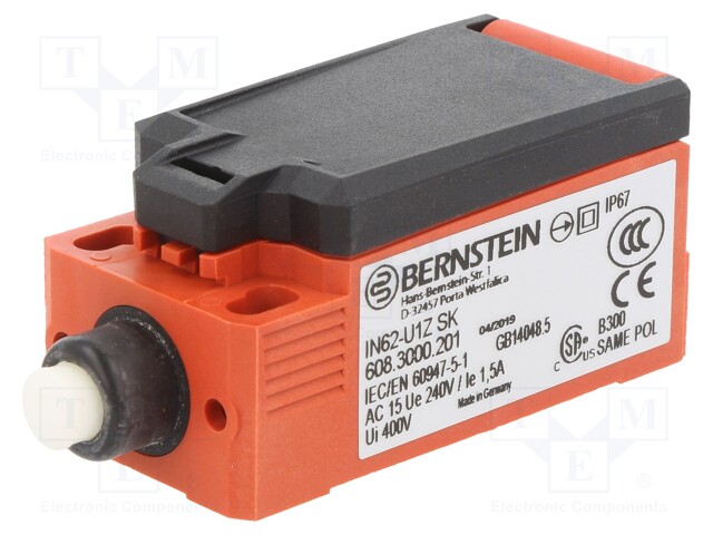 Limit switch; NO + NC; 5A; max.240VAC; max.24VDC; M20; IP66