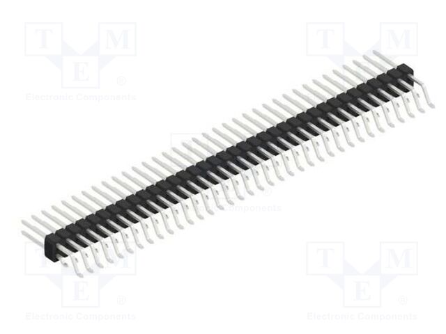 Connector: pin strips; pin header; male; PIN: 72; 2.54mm; SMT; 2x36