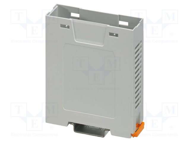 Enclosure base; grey; UL94V-0; EH 22,5; for DIN rail mounting