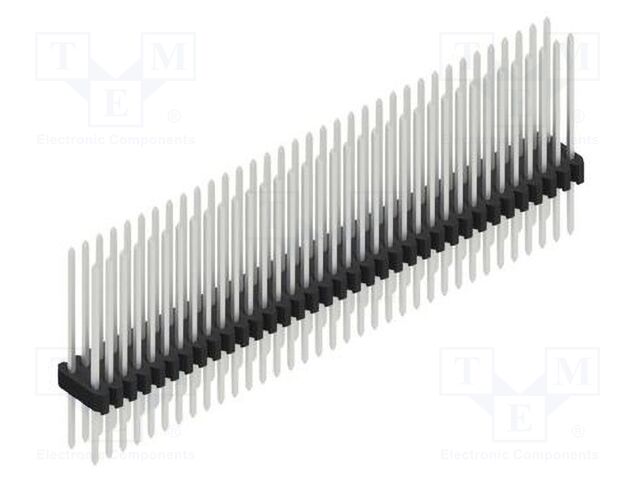 Connector: pin strips; pin header; male; PIN: 70; 1.27mm; THT; 2x35