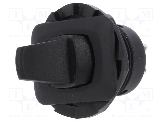 Switch: toggle; Pos: 2; DPDT; ON-ON; 6A/250VAC; Leads: for soldering