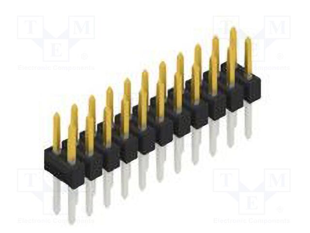 Connector: pin strips; pin header; male; PIN: 22; 2.54mm; THT; 2x11