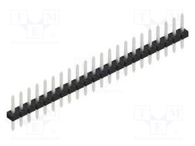 Connector: pin strips; pin header; male; PIN: 22; 2mm; THT; 1x22